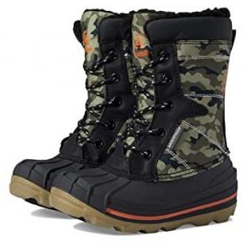 Kamik Surfin Unisex Kids' Winter Boots - Green Size 32