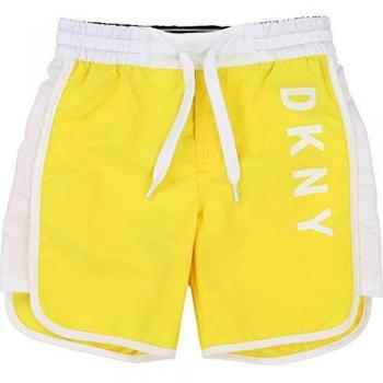 DKNY - Bañador para niño con logotipo grande amarillo/blanco 16 años