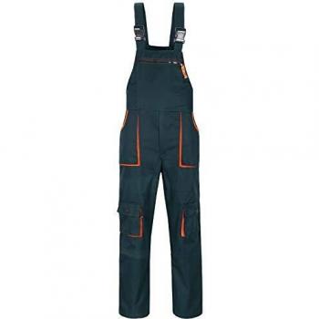 yukirtiq Hombre Pantalones de Trabajo Polialgodón Resistente Mono de Trabajo Ropa Peto de Trabajo Hombre Bolsillos Multiusos, Verde, L
