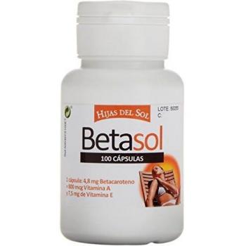 HIJAS DEL SOL Betasol Perlas Betacaroteno - 100 Cápsulas Blandas