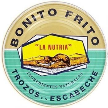 Bonito Frito, Trozos en escabeche marca La Nutria (Pack de 2x230 gramo)