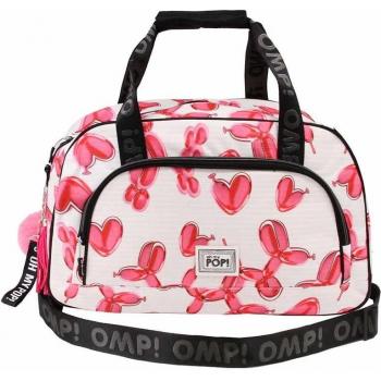 Oh My Pop Globoniche Bolsa de Deporte Sport Pocket, Rojo