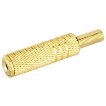 Conector JACK 3,5mm Hembra Stereo Metalica Aerea