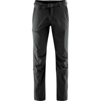 Maier Sports Nil Black Men's Hiking Pants with Roll-Up Function