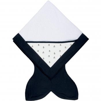 Baby Bites 005-TOAL-PING - Toalla estampada, color negro