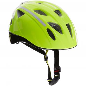 ALPINA Ximo Flash Casco de Bicicleta, Unisex-Youth, be Visible Reflective, 47-51