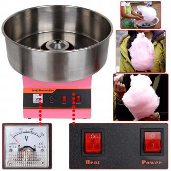 ridgeyard máquina eléctrica para hacer algodón de azúcar, 1300 W, Comercial, para fiesta de cocina, tentempié