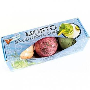Set Of 3 Mojito Revolution De Cuba Cocktail Bath Bombs