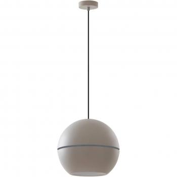 Lámpara colgante moderna 'Calantha' en gris de aluminio Ø 30 cm para salón y comedor