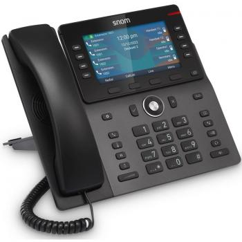 Snom M58 DECT - Teléfono fijo VoIP inalámbrico con pantalla a color, 5 teclas LED, Bluetooth integrado, aprovisionamiento cero táctil y actualizaciones inalámbricas