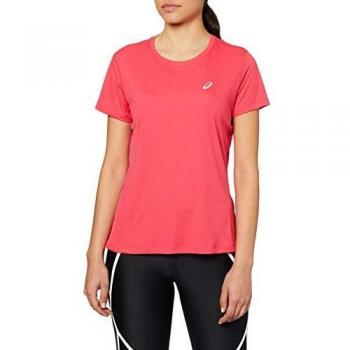 ASICS Silver SS Top - Camiseta Interior para Mujer, Mujer, Camisetas, 2012A029-700, Rosa, Small