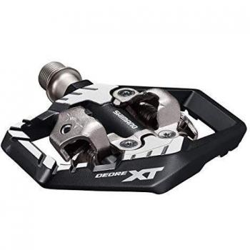 PEDALES SHIMANO XT M8120 Enduro SPD Pedales, Unisex Adulto, Negro