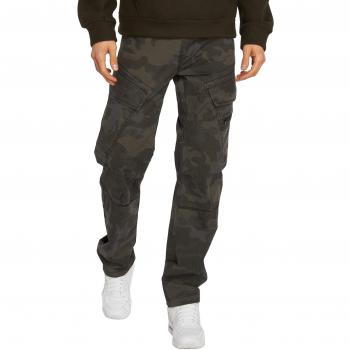 Brandit Adven Slim Fit Cargo Pants - Dark Camo - M