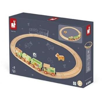 TREN CON CIRCUITO GRANJA STORY - Janod J04630