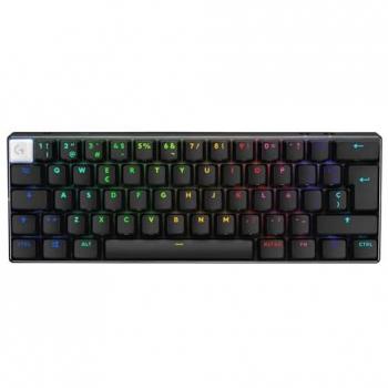 Teclado Inalámbrico Gaming Logitech G Pro X 60% TKL Mecánico, RGB LIGHTSYNC, Interruptores Táctiles, Teclas PBT Personalizables, Negro QWERTY