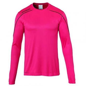 uhlsport Stream 22 Trikot Langarm Sudadera De Entrenamiento, Hombre, Fucsia/Negro, 140