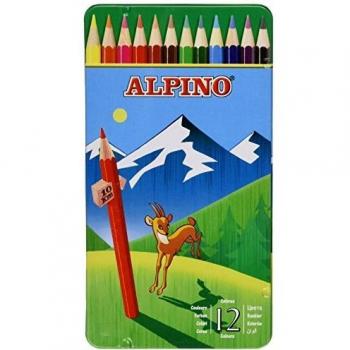Alpino AL000754 - Set de 12 lápices de colores diferentes