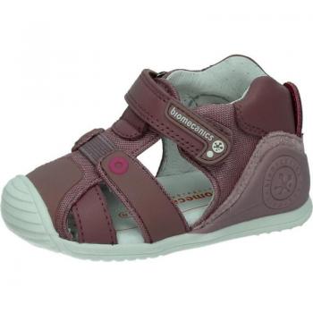 Sandalias BIOMECANICS para niña en color malva modelo 212144
