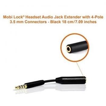 Extensor de Audio Auricular Adaptador compatible con iPhone, Smartphone y Tablet