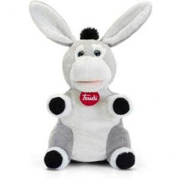 Peluche Burro Trudi Gris y Blanco 29228
