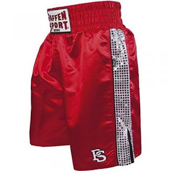 Paffen Sport Pro Glory profesional de boxer pantalones, todo el año, hombre, color rojo / blanco, tamaño XL