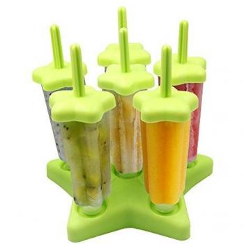 Popsicle Moldes 6 piezas Ice Pop moldes para helados