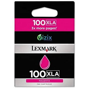 Cartucho de tinta Lexmark 100XLA Magenta