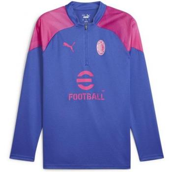 Puma AC Milan Men's Blue 1/4 Zip Training Jersey 2023/24
