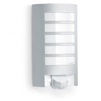 Steinel L 12 657711 - Lámpara Sensor de Exterior con 180° Detector de Movimiento y MAX. 10 m Alcance, Aplique de Exterior con Potencia de máx. 60 vatios, iluminación con Cubierta de Aluminio