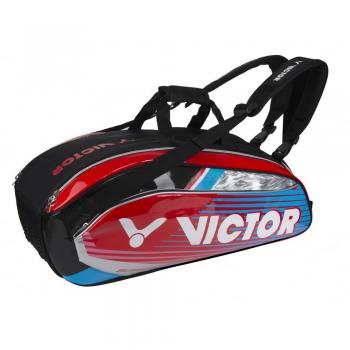 Victor Super MULTITHERMOBAG – Br 9207 DM supreme- 12 raquetas de bádminton bolsa, Orangeade/Black