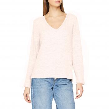 PIECES Pcamia V-Neck Blouse Noos, suéter para Mujer, Rosa