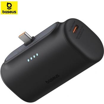 Banco de energía compacto Baseus 5000mAh 20W carga rápida para iPhone blanco