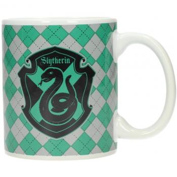 SD toys Harry Potter Slytherin Taza, Cerámica, Verde y Blanco, 10x14x12 cm