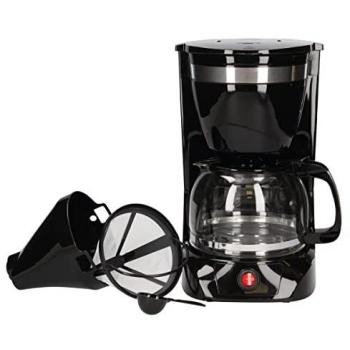 Cafetera Eléctrica GSC Evolution 10 Tazas 800W con Filtro de Malla Reutilizable, Placa Calefactora y Sistema Antigoteo