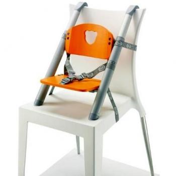 Minui - Elevador regulable en altura para silla Pali Up, color naranja