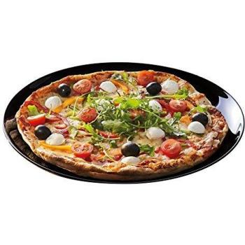 Luminarc Friends' Time - Plato para pizza, 32 cm, color negro