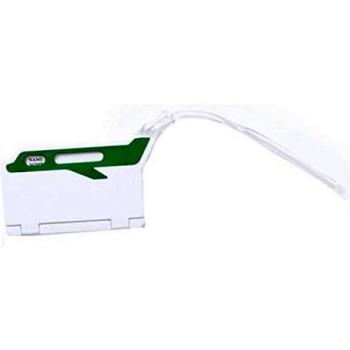 BigBuy Travel Identificador de Maletas Avion 145264. S1410015 Aletas, Adultos Unisex, Verde, Unico
