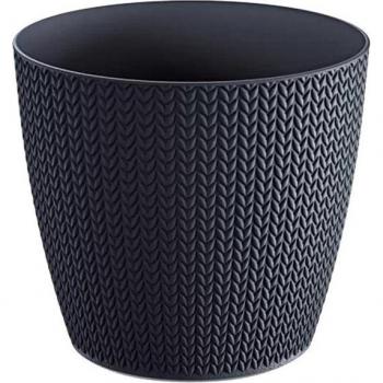 Maceta Prosperplast WHEATY 3,5L Antracita