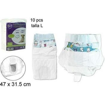 Pañales para Mascotas. Talla L