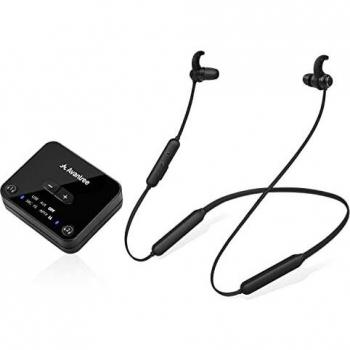 Avantree HT4186 Bluetooth Auriculares Inalámbricos para TV, PC con Transmisor, para Audio ÓPTICO Digital, RCA, AUX 3.5mm, USB de PC, Plug & Play, sin retardo y Largo Alcance