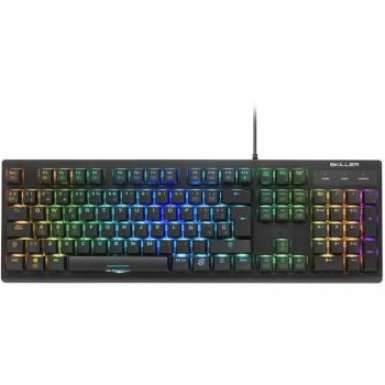 Sharkoon SKILLER SGK30 Teclado Mecánico Gaming RGB Switch Blue QWERTY Español/Portugués
