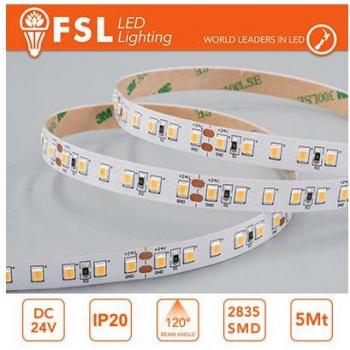 Tira de LED 5m IP20 2835 24V - 20W/m - 240 LEDs/m - Luz Fría 6500K