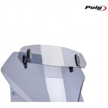 Visera Puig 5853H ajustable con fijación de tornillos, humo claro, unisex