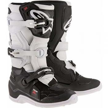 Alpinestars Youth Tech 7S Black-White Motocross Boots