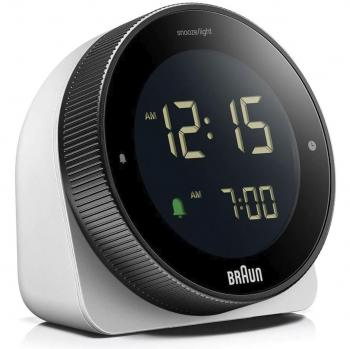 Reloj Despertador Radio DCF Braun BC 24 W Blanco