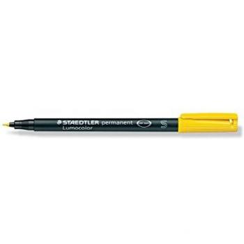 Staedtler Lumocolour Super Fine Perm: Amarillo
