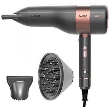 Cecotec Bamba IoniCare 6000 RockStar Vision ionic hair dryer. Digital motor, 2000 W of power, with LCD display, real ion, 5 temperature settings, cold air function