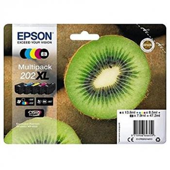 Epson Original Cartuchos de Tinta, color multicolor 202 XL válido para EPSON Expression Premium XP-6000 / XP-6005