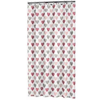 Sealskin Amor Cortina de ducha 180x200 cm Poliéster Rojo