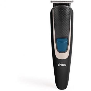 LIVOO DOS187 - Set recortador multifunción para barba, pelo y cuerpo - 5 cabezales intercambiables - color negro